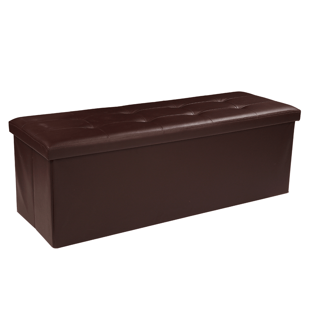 Multifunctional Storage Stool Leather Sofa Ottoman Bench Footrest Box Seat Footstool Square Chair Home Office Furniture - MRSLM