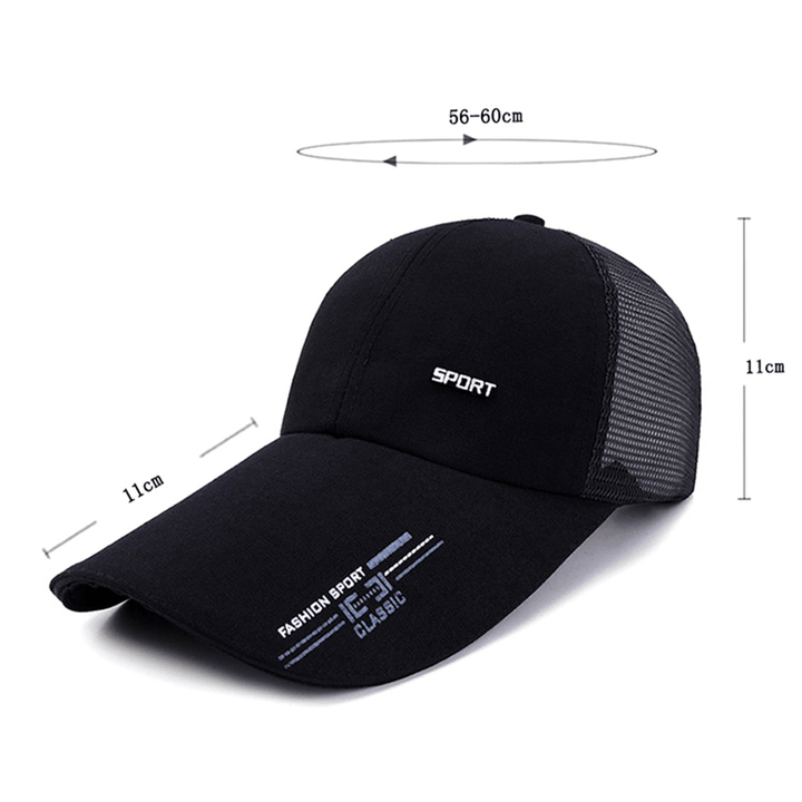 Mens Summer Mesh Strapback Dad Hats Snapback Baseball Caps - MRSLM