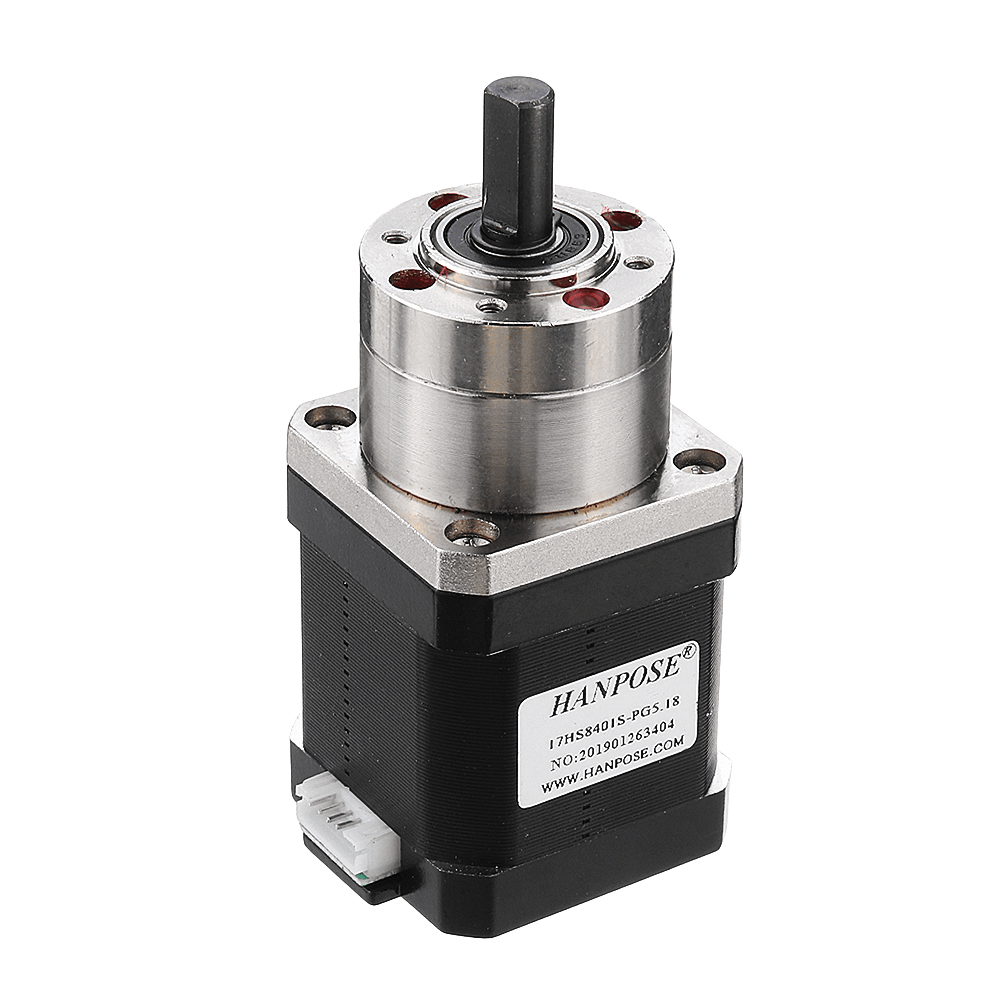 HANPOSE 17HS8401S-PG Nema 17 Extruder Gear Stepper Motor 42 Motor Ratio Planetary Gear Stepper Motor - MRSLM