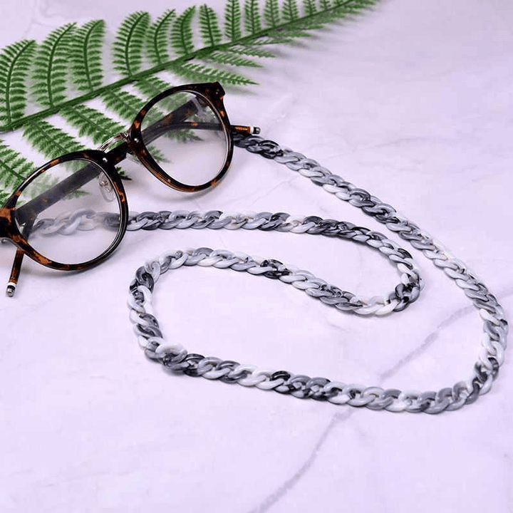 Glasses Chain Tortoiseshell Two-Color Non-Slip Anti-Lost Glasses Lanyard Halter Neck - MRSLM