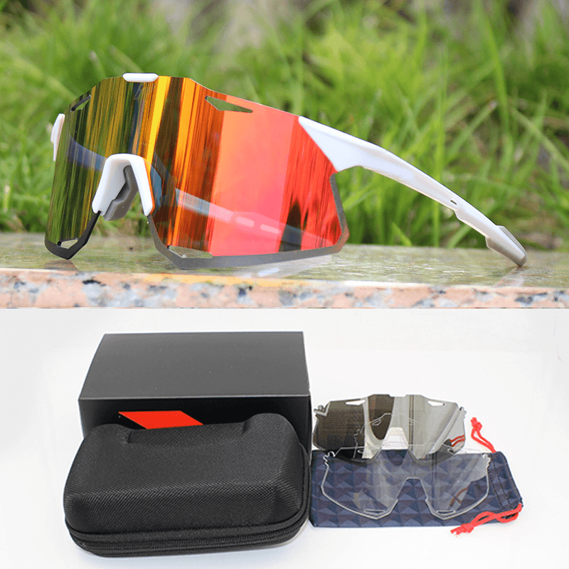 Color-Changing Cycling Glasses Outdoor Sports Mountain Bike Windproof - MRSLM