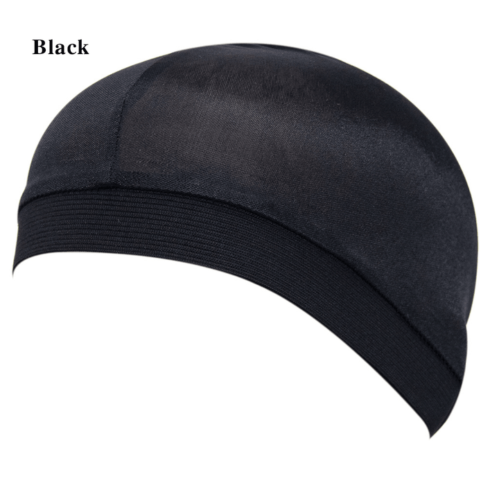 Silky Breathable Bottoming Wig Cap Wide-Brim Elastic round Cap - MRSLM