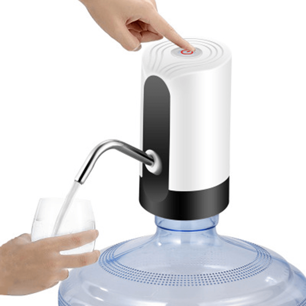 2-5 Gallon Bottle Electric Water Bottle Pump Automatic Drinking Water Dispenser Portable Water Bottle Dispenser for Home Office Travel Camping - MRSLM