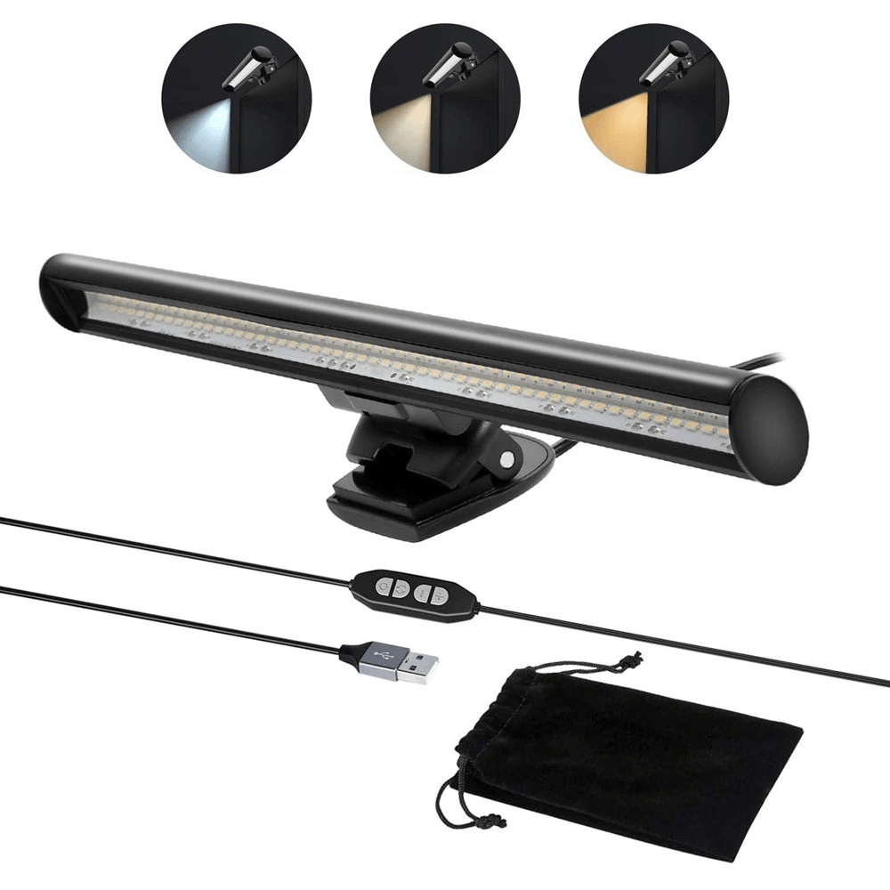 26CM LED Screen Light Bar Pro Screen Suspension Light with Controller Smart Game Light Eye Protection Desk Lamp - MRSLM