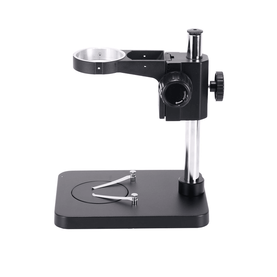 HAYEAR New Metal Table Stand Universal Stereo Microscope Bracket Stand Holder with 76Mm Adjustable Focus Bracket for LAB - MRSLM