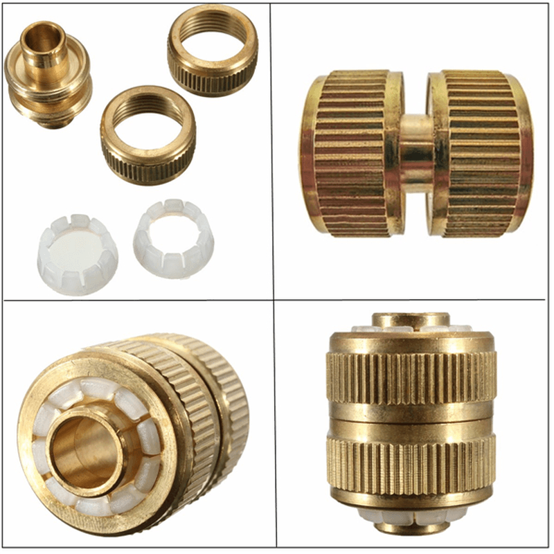 1/2 Inch 3.5Cm Hose Adapter Brass Coupling Quick Fittings Coupler - MRSLM