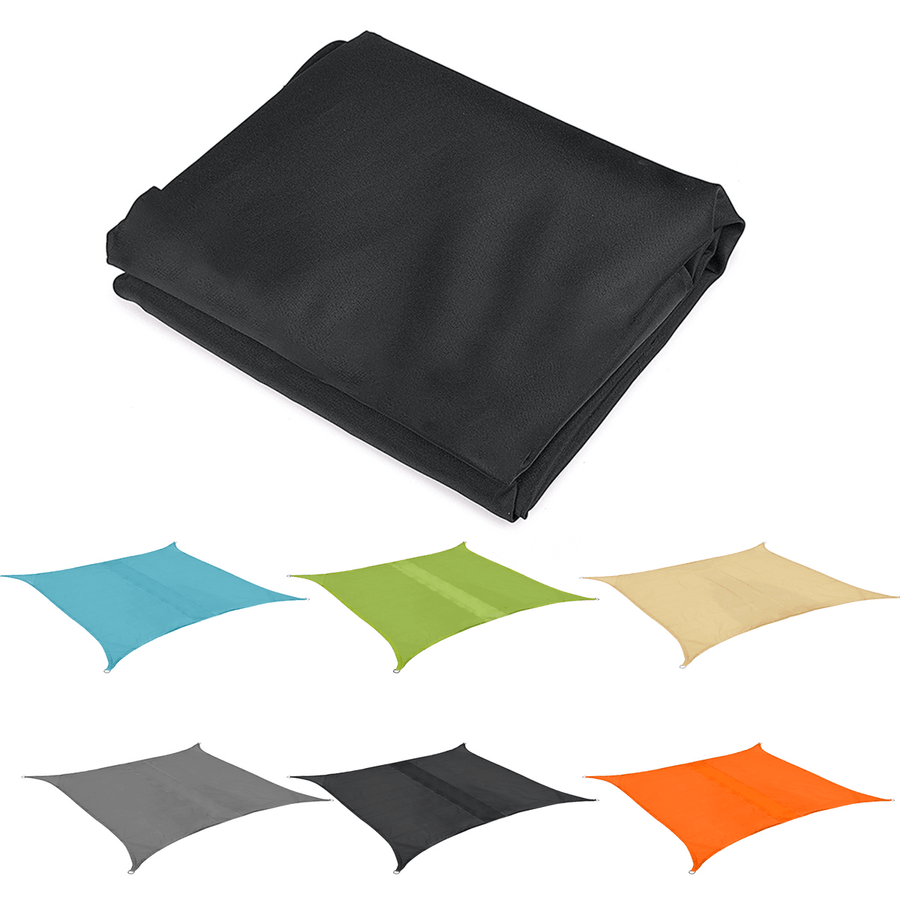 Sun Shade Sail Waterproof 420D Oxford Polyester Canopy Cover Awning Outdoor Garden Protection - MRSLM