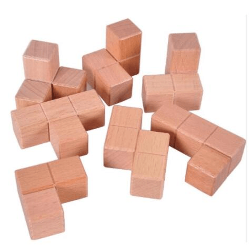 Beech Soma 7 Pieces Boxed Luban Cube - MRSLM