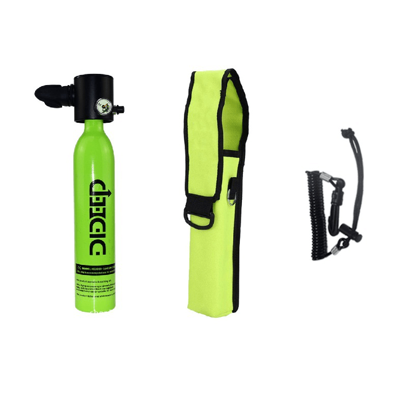 DIDEEP 3 in 1 0.5L Oxygen Cylinder Oxygen Tank Bag Swimming Equipment Diving Set - MRSLM