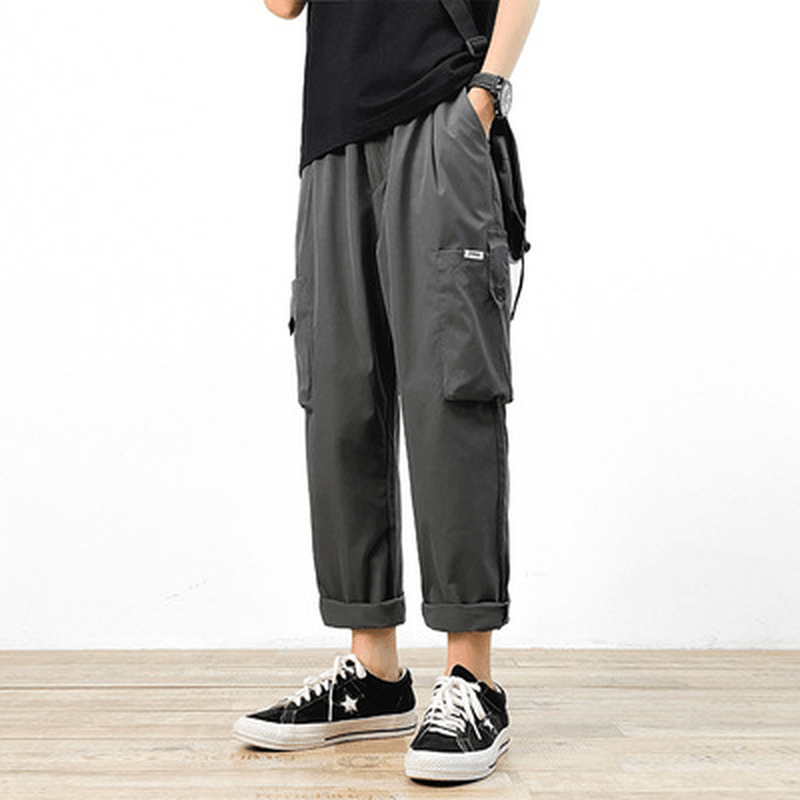 Men'S Loose Casual Thin Straight Leg Pants - MRSLM