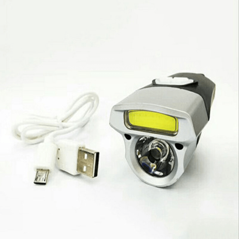 XANES DL08 650LM COB/ T6 Bead 15 Modes Bike Light Waterproof USB Charging Bike Front Light - MRSLM