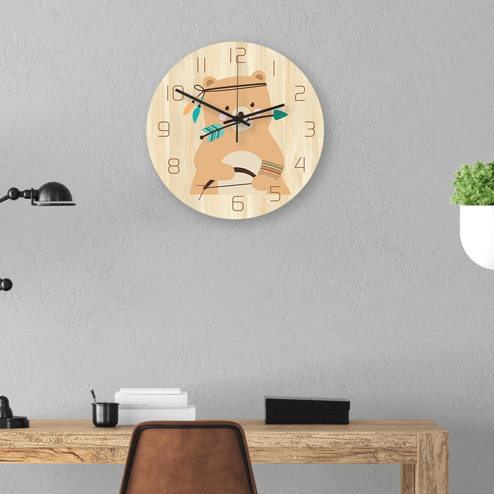 CC036 Creative Wall Clock Mute Wall Clock Cartoon Wall Clock for Home Office Decorations - MRSLM