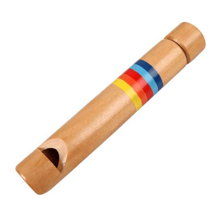 Wooden Pull Wooden Flute Early Childhood Education Musical Instrument - MRSLM