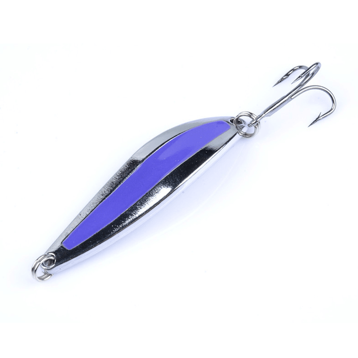 ZANLURE 4Pcs/Set 4.3-5.5Cm 5-10G Fishing Lure Metal Sequins Spoon Hard Baits Fresh Saltwater Fishing - MRSLM