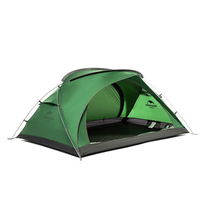 Naturehike Bear UL2 Camping Tent with Footprint 2 Person 20D Nylon Ultralight Waterproof Double Door Hiking Tent with Mat Outdoor Large Space - MRSLM