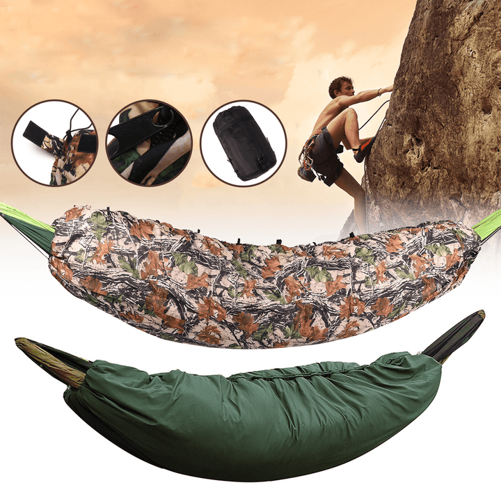 Camping Sleeping Bag Thermal Envelope Hammock Bed Underquilt Ultralight Insulation Warm Lazy Bag Travel Climbing - MRSLM