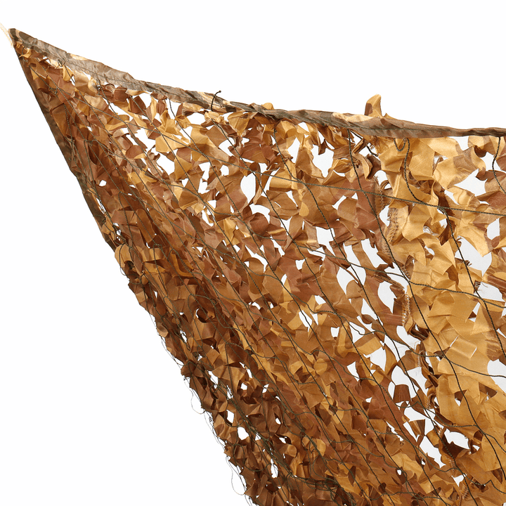 Outdoor Tactical CS Camouflage Net Sunshade Shelter Hunting Woodland Leaves Cover - MRSLM