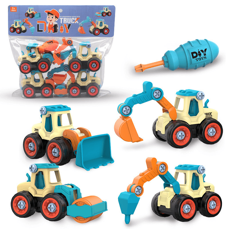 Children'S Disassembly and Assembly Engineering Vehicle Toy - MRSLM