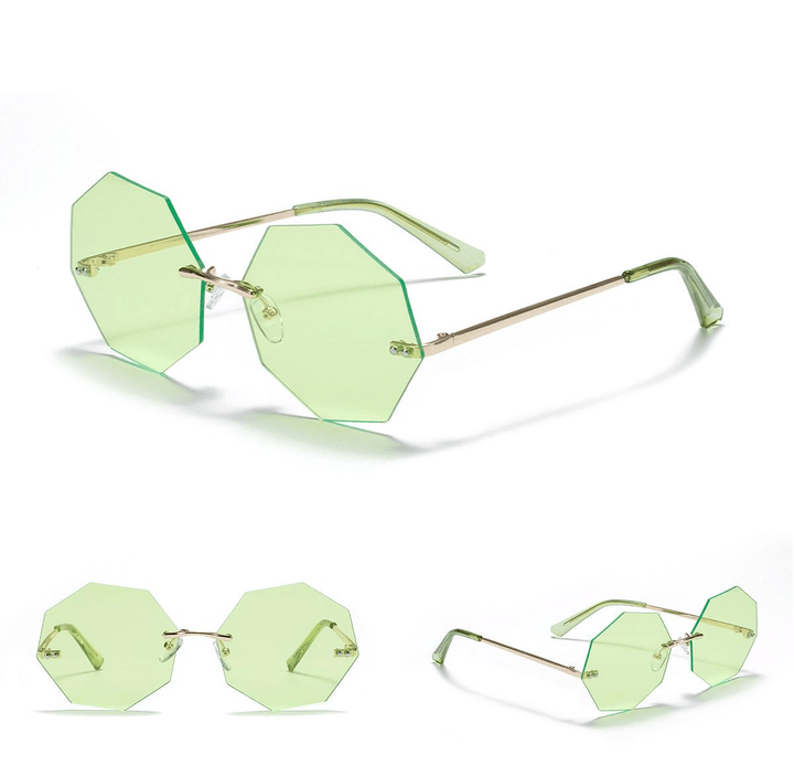 Women'S Polygonal Frameless Sunglasses - MRSLM