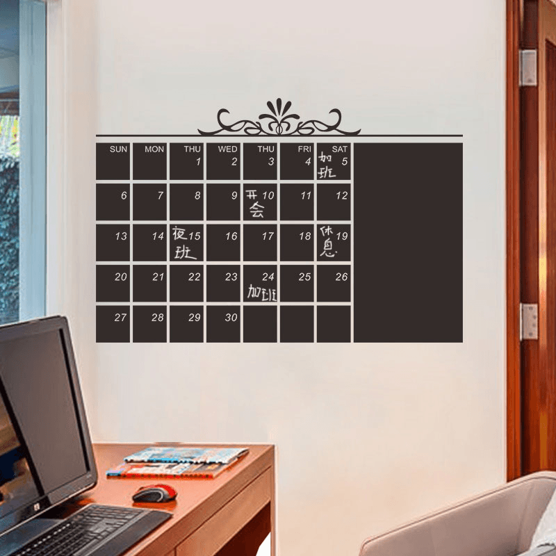 Miico FX210 Blackboard Stickers Wall Sticker Office Kindergarten Calendar Blackboard Stickers Creative Sticker - MRSLM