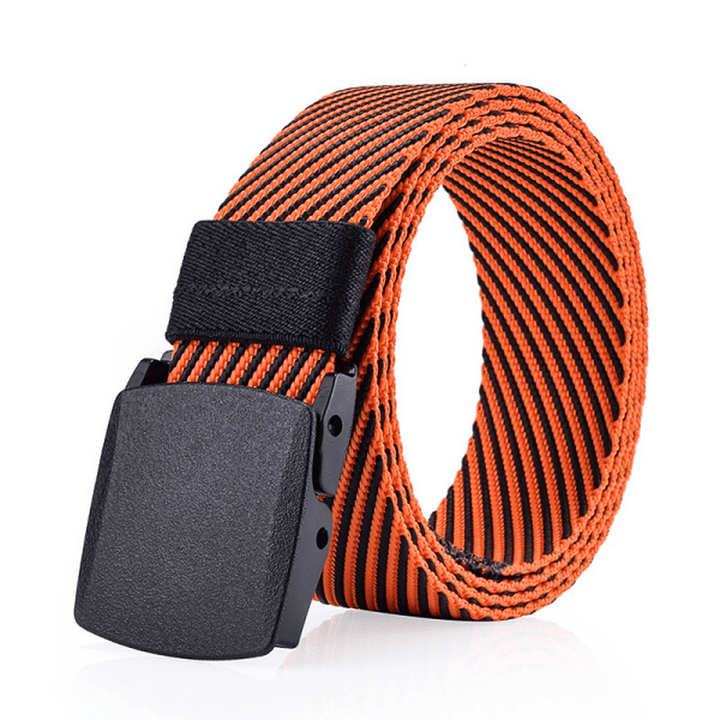 125CM Mens Nylon Resin Buckle Belt Outdoor Sport Military Tactical Durable Pants Strip - MRSLM