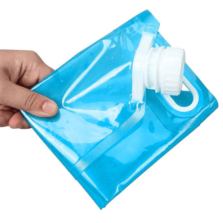 5L/10L Portabl Foldable Water Bags Collapsible Water Tank Cooking Picnic BBQ Water Container Bag Carrier Car Water Container - MRSLM