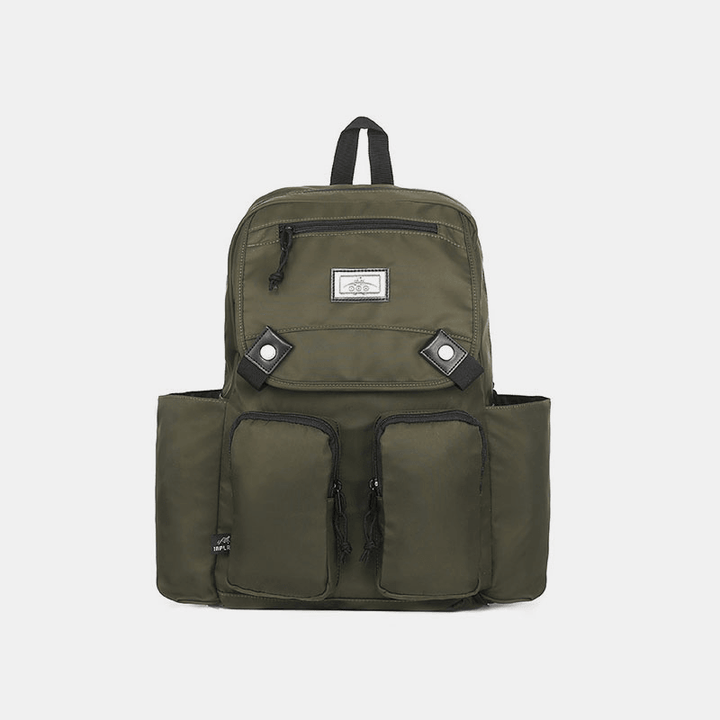 Men 20L Nylon Multifunction Multi-Pocket Light Weight Large Capacity 15.6 Inch Laptop Bag Backpack - MRSLM