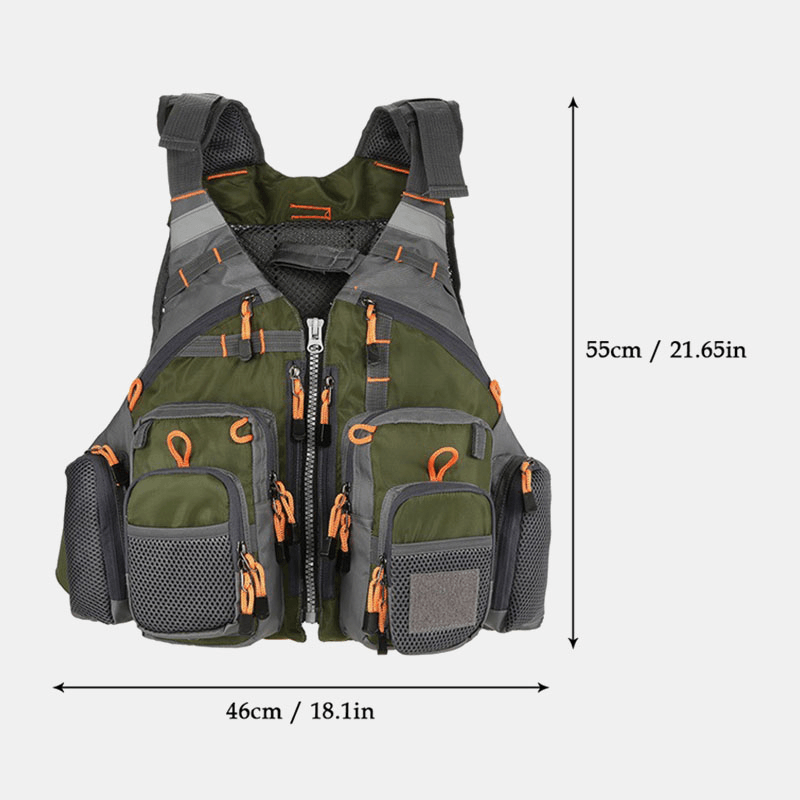 Men Fishing Reflective Multifunctional Tactical Sea Fishing Life Bag Chest Bag Bag Fishing Bag - MRSLM