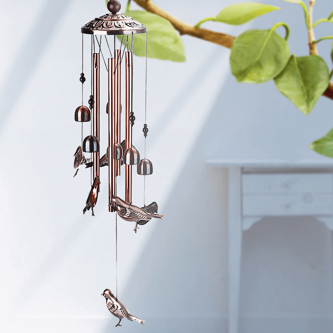 Brass Bell Wind Chime Ornaments European and American Garden Home Decoration - MRSLM