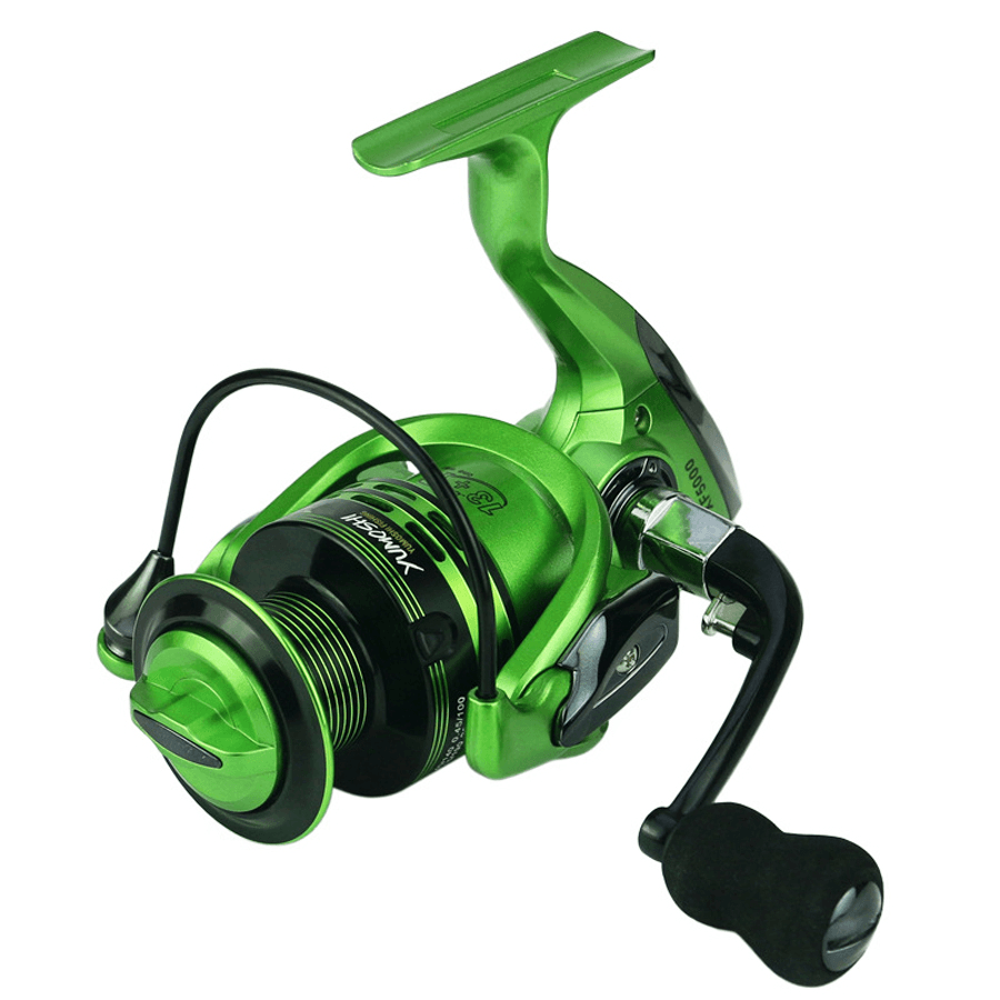 ZANLURE XF2000-5000 5.5:1 13+1BB Left/Right Hand Fishing Reel Pre-Loading Spinning Fishing Wheel - MRSLM