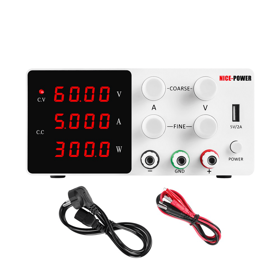 NICE-POWER SPS-W605 60V 5A Lab Switching DC Power Supply Adjustable Regulated Laboratory Power Source Current Stabilizer Voltage Regulator - MRSLM