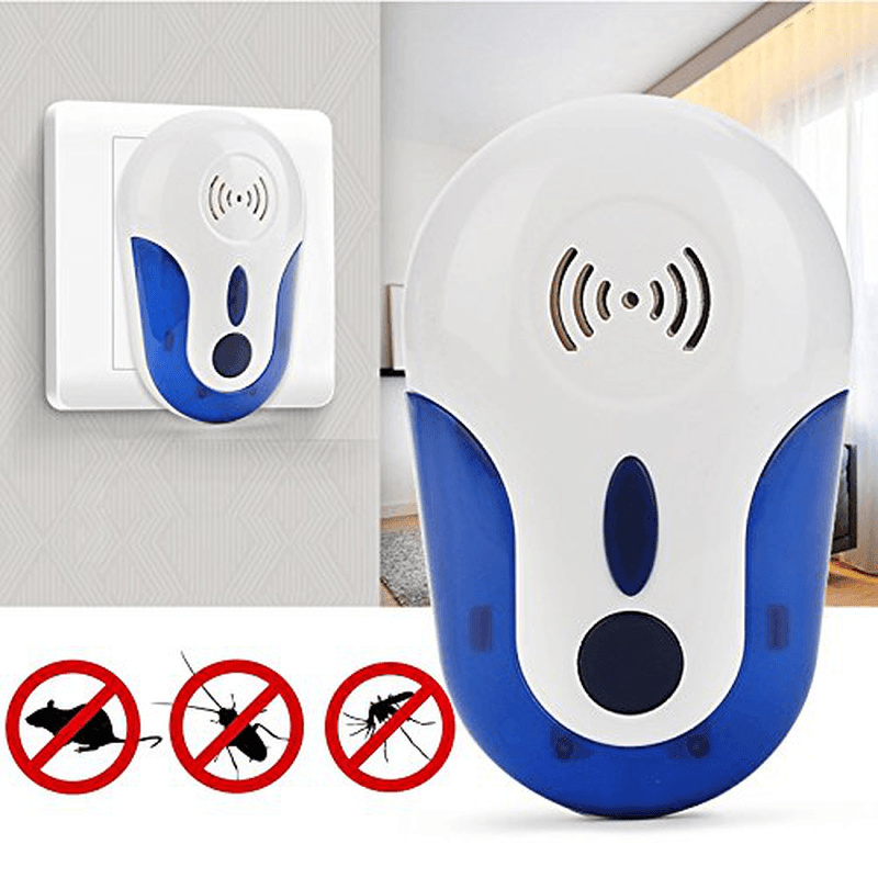 HP-102 Electronic Indoor Ultrasonic Plug in LED Safe anti Mosquito Insect Pests Control - MRSLM