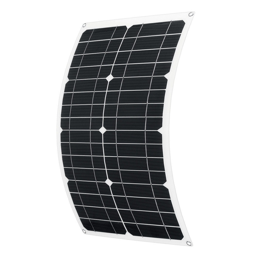 18V Solar Power System Solar Panel Battery Charger 300W Inverter 10A Controller Kit - MRSLM