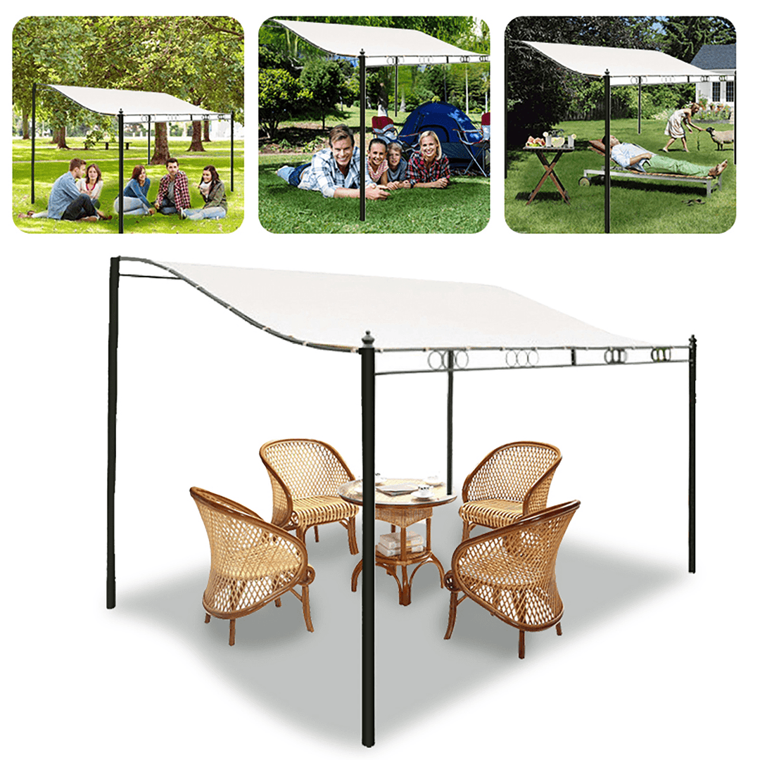 Rectangle Tent Sunshade Waterproof Sun Shade Canopy Outdoor Garden Terrace Cover Top Shelter - MRSLM