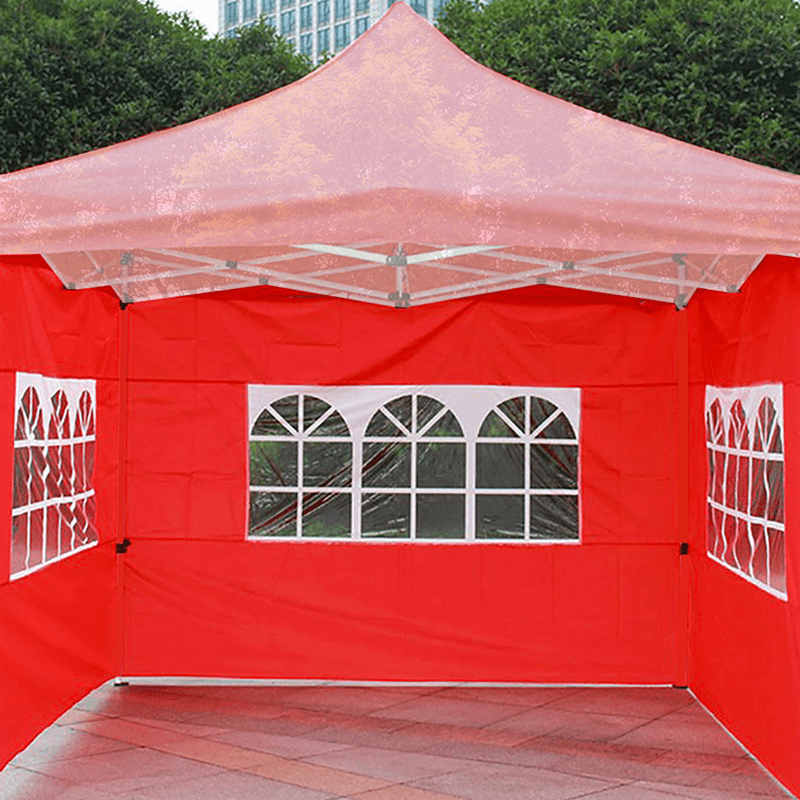 3X3M Outdoor Party Tent 3 Sides Wall Waterproof Garden Patio Canopy Sunshade - MRSLM