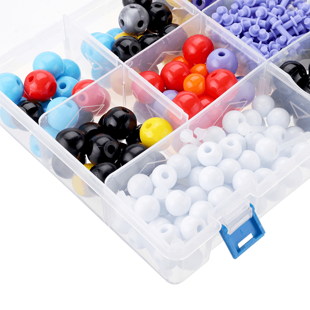 463Pcs Chemistry Bats Type Molecular Model Kit and Organic Chemistry Atom Bonds - MRSLM