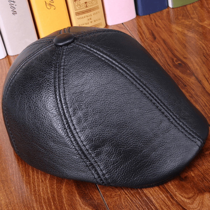 Men'S Autumn and Winter Warm Quilted Rider Hat - MRSLM