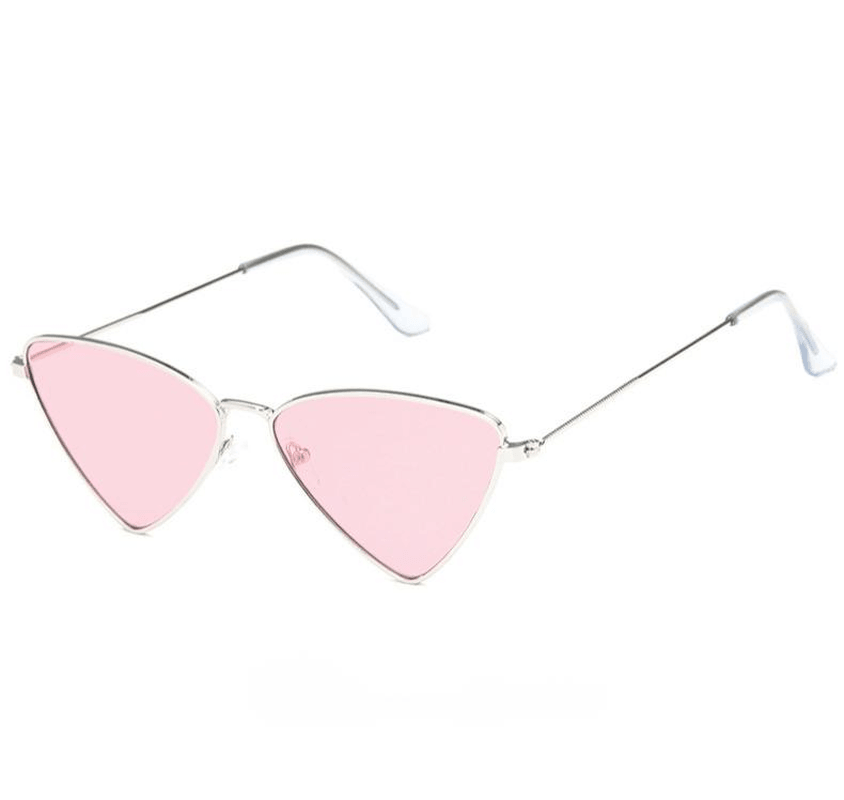 Triangle Metal Cat Eye Sunglasses - MRSLM