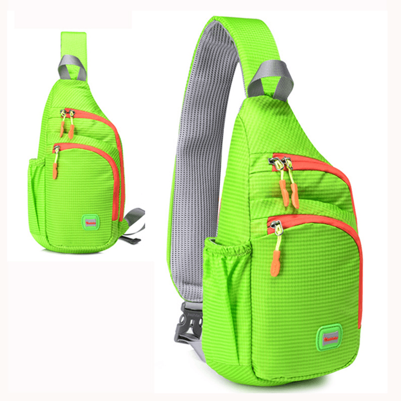 Unisex Men Women Waterproof Nylon Chest Bag Outdoor Bag - MRSLM