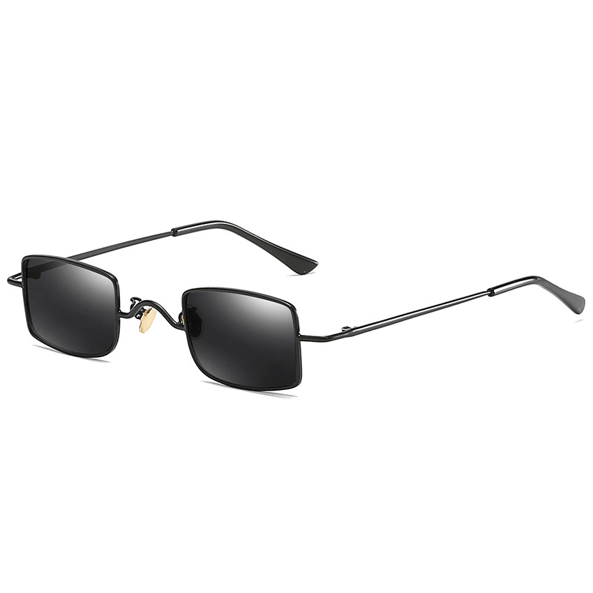 Men'S and Women'S Metal Mini Small Frame Retro Sunglasses - MRSLM