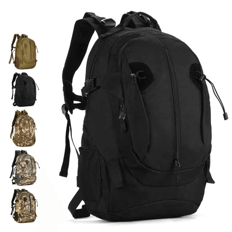 40L Camouflage Tactical Backpack Climbing Waterproof Bag Camping Hiking Mountaineering Multifunction Rucksack - MRSLM