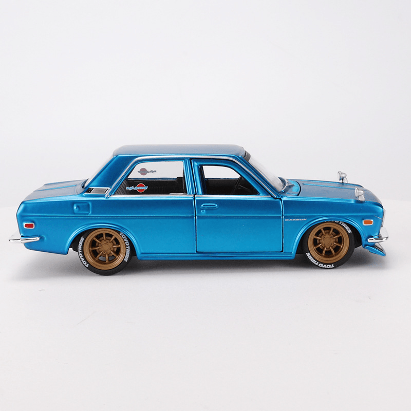 1971 Dassan DATSUN 510 Modified Version Simulation Alloy Car Model Toy Ornaments - MRSLM