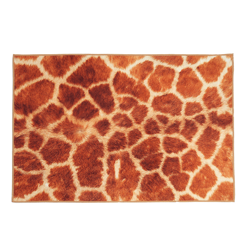 Anti-Slip Animal Fur Pattern Tatami Carpet Rug Living Room Bedroom Floor Mats - MRSLM