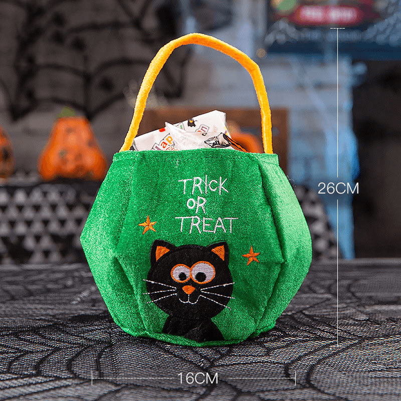 Children Halloween Style Pattern Casual Go Out Candy Sugar Carry Bag Handbag - MRSLM