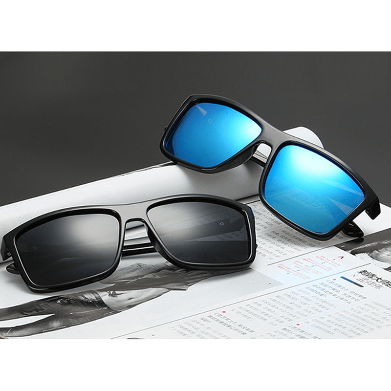 Mens Unisex Summer Outdooors Anti-Uv Sunglasses Casual Driving Protect Eyeglassees - MRSLM