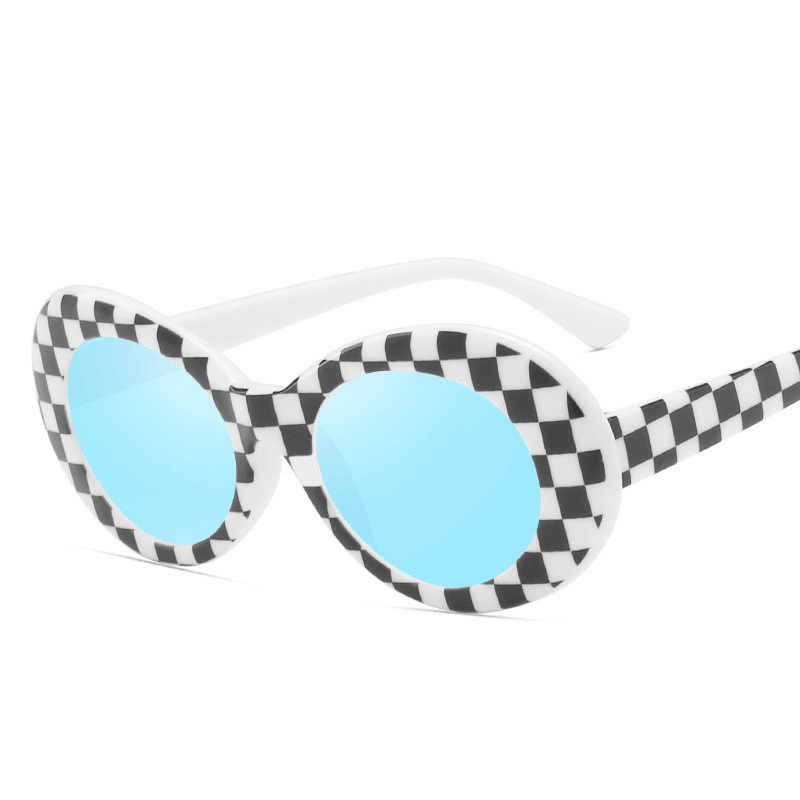 European and American Oval Frame Hip-Hop Alien Sunglasses - MRSLM