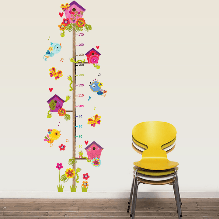 Miico FX1020L Cartoon Tree Branch Height Stickers Children'S Room Wall Sticker Height Measurement Stickers - MRSLM