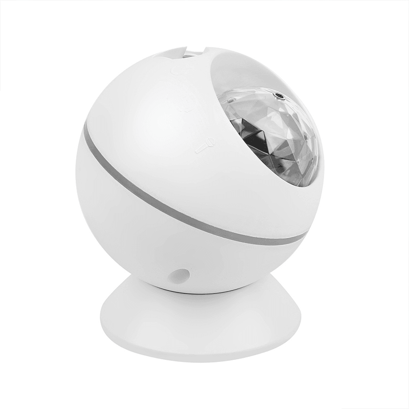 Car/Home Dual-Use Spherical Starry Sky Projector RGB Lamp Car Atmosphere Light Voice Control Night Light - MRSLM