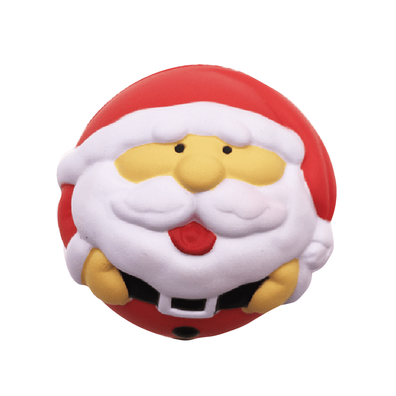 Squishyfun Squishy Snowman Father Christmas Santa Claus 7Cm Slow Rising with Packaging Collection Gift Decor - MRSLM