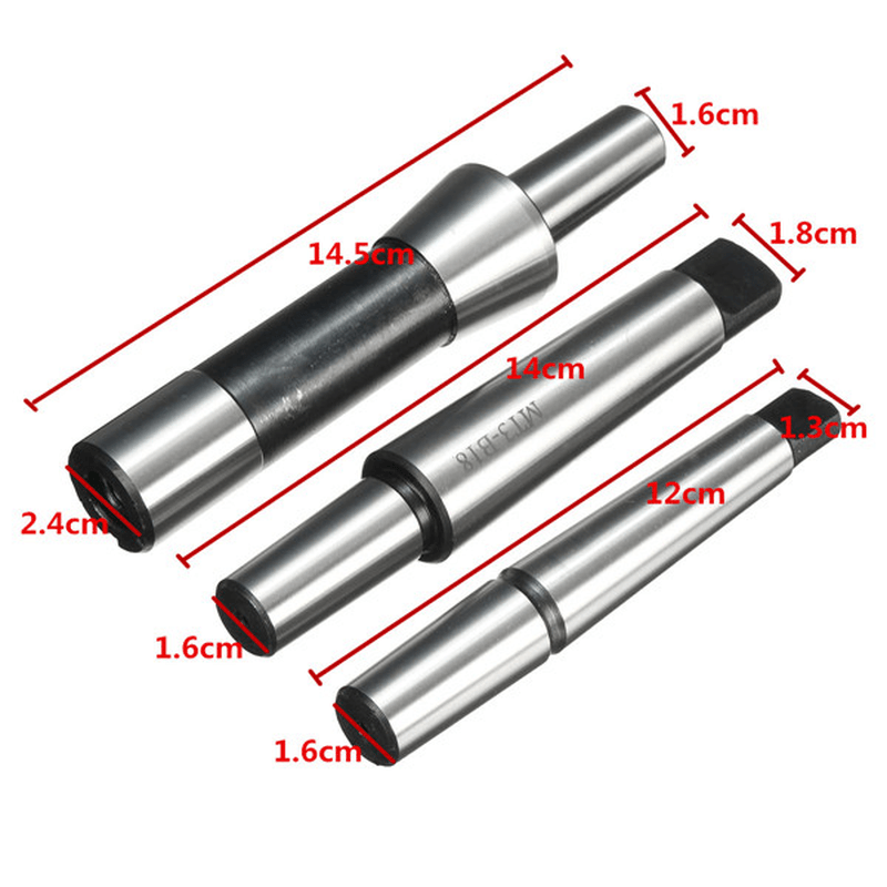 R8-B18 MT2-B18 MT3-B18 Drill Chuck Arbor for Keyless 1-16MM Lathe Self Tighten Tool - MRSLM